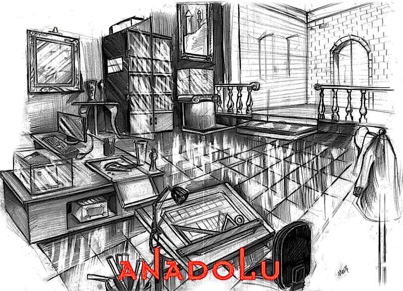 Perpektif Bir Oda Çizim Örneği Maltepe